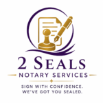 2 Seals Notary Services logo